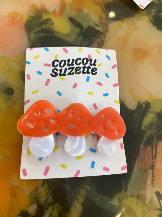 Mushrooms Hair Clip