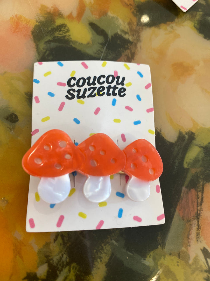 Mushrooms Hair Clip
