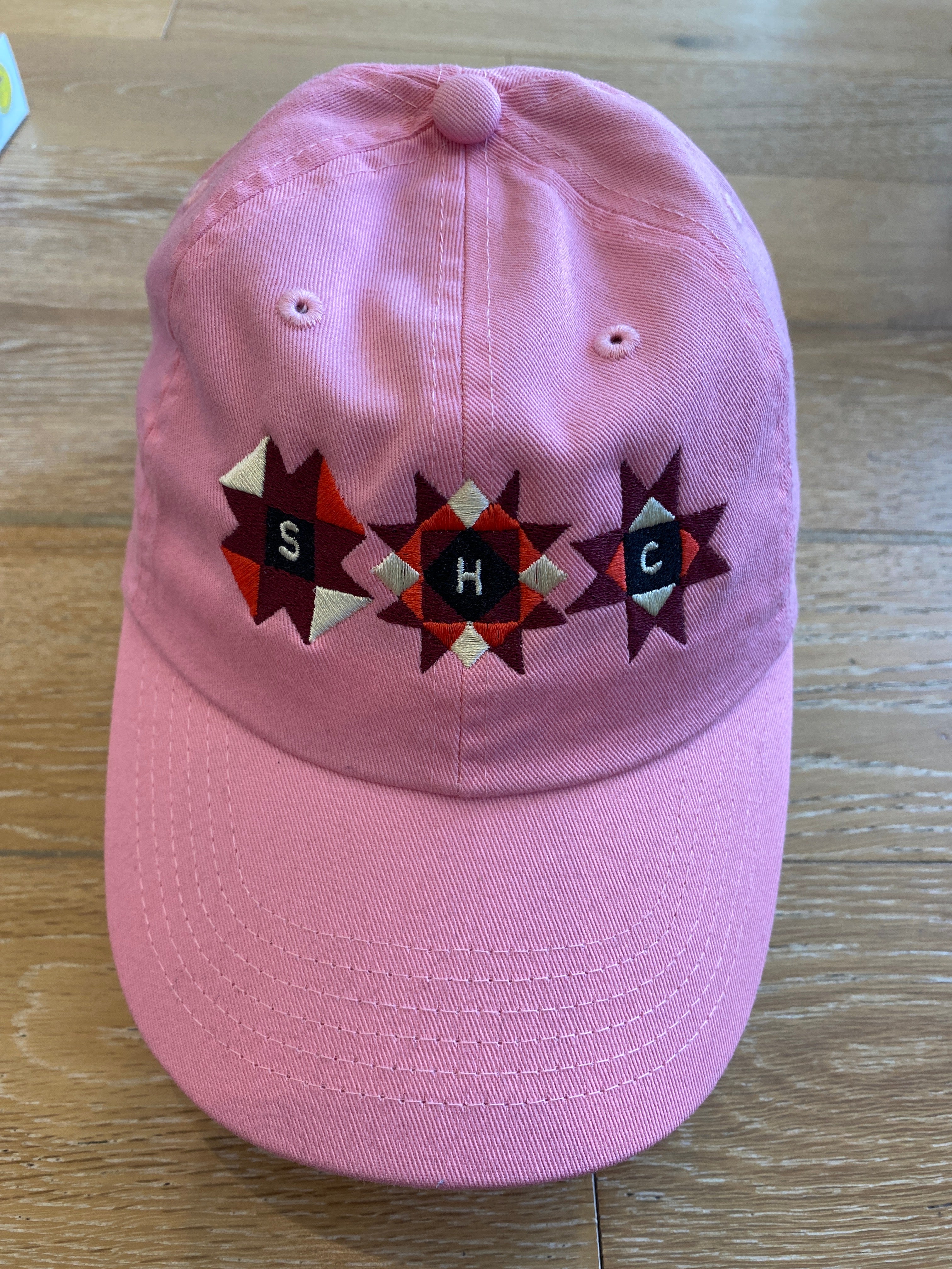 Star Patchwork Baseball Cap in Bubblegum