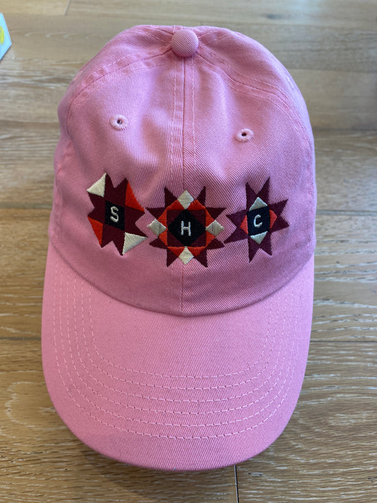 Star Patchwork Baseball Cap in Bubblegum
