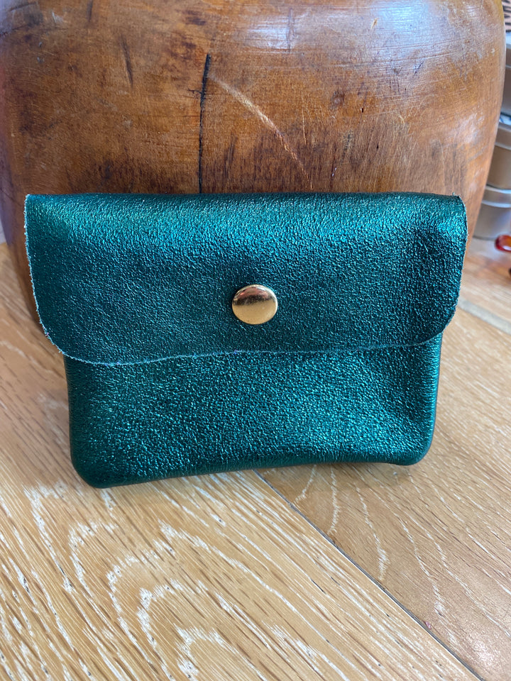 Leather Wallet Forest Green