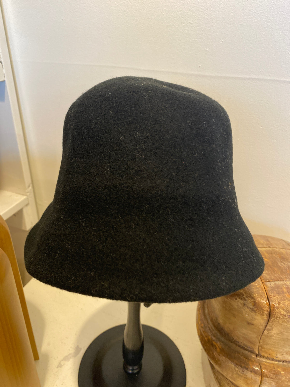 Wool Bucket Hat Black