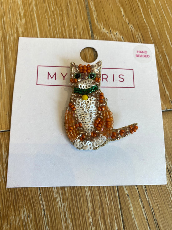 Ginger Cat Brooch