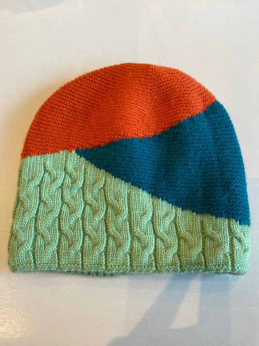 Patchwork Cashmere Beanie