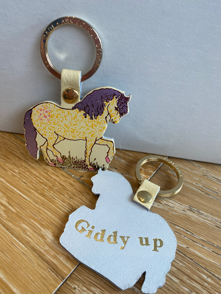 Horse Leather Key Ring