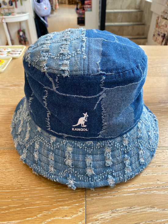 Denim Mashup Bucket Medium Blue