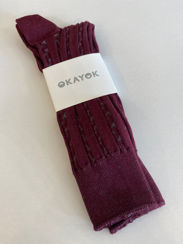 Cable Dress Socks
