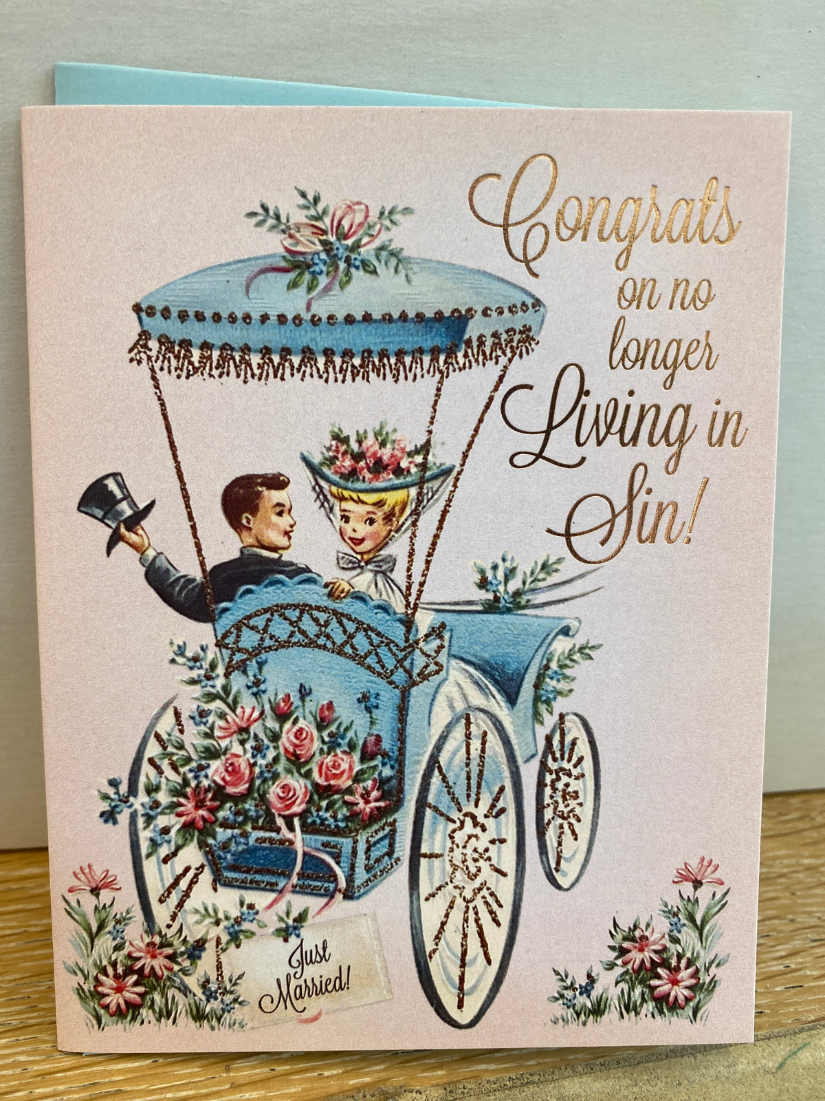 Congrats on no longer Living in Sin!