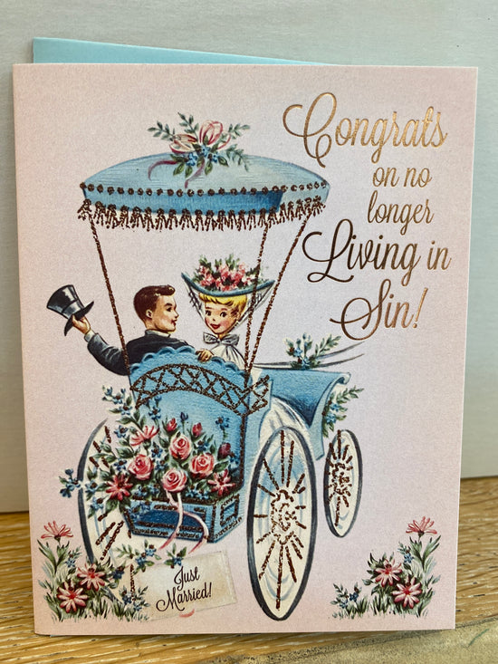 Congrats on no longer Living in Sin!