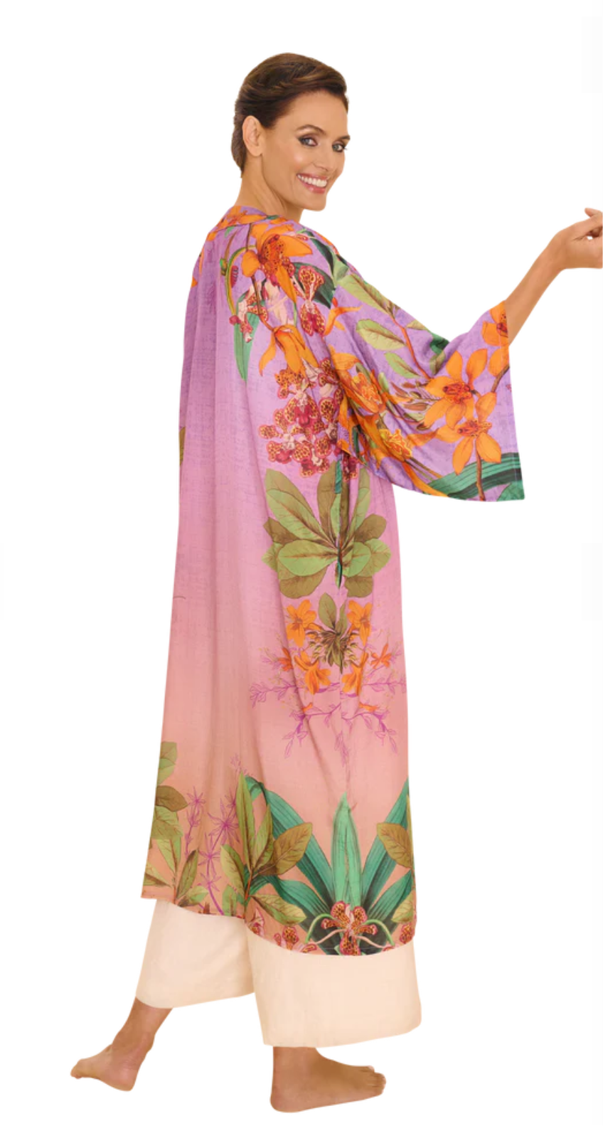 Powder Kimono Gown