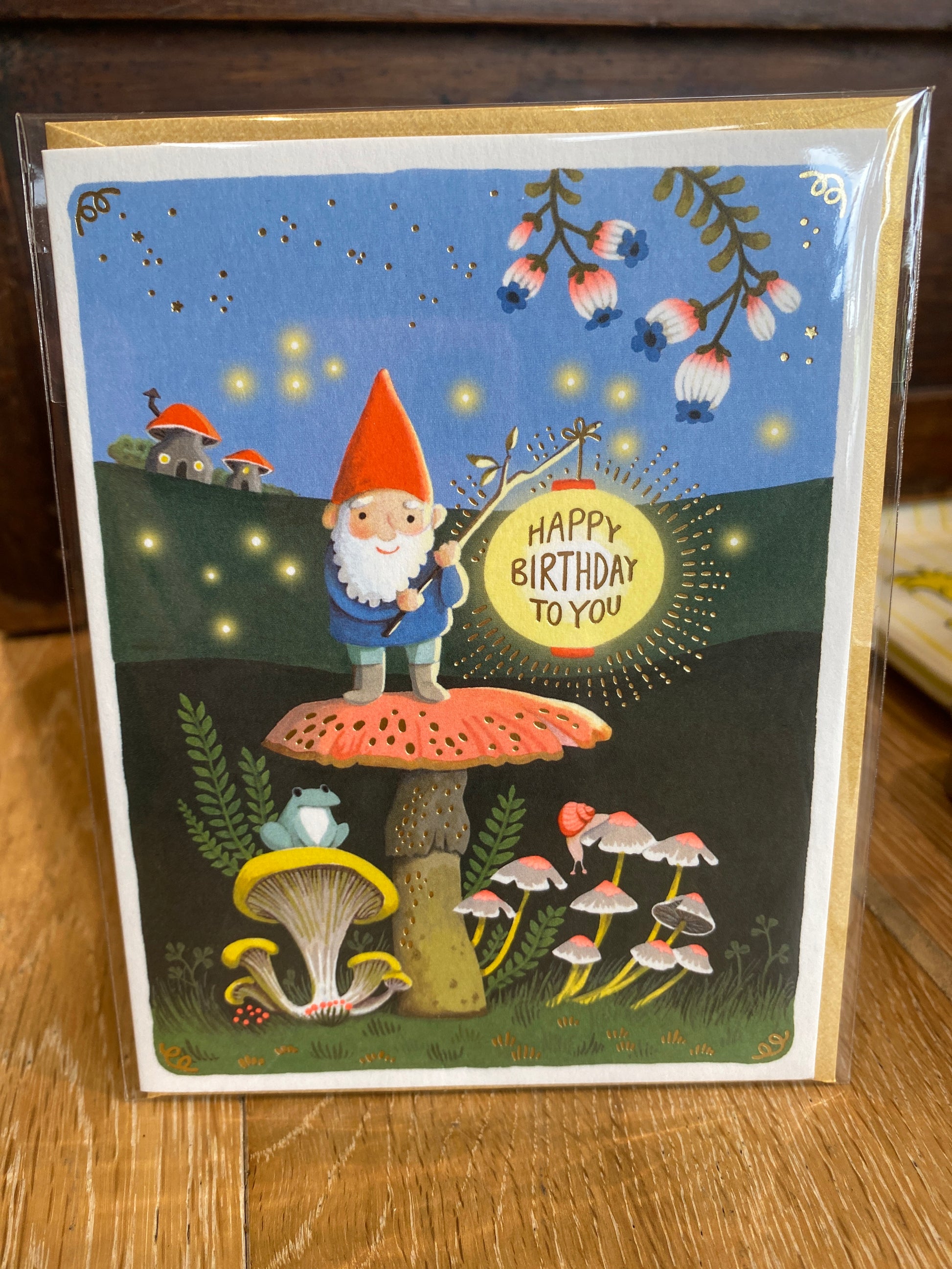 Gnome  Birthday Greeting Card