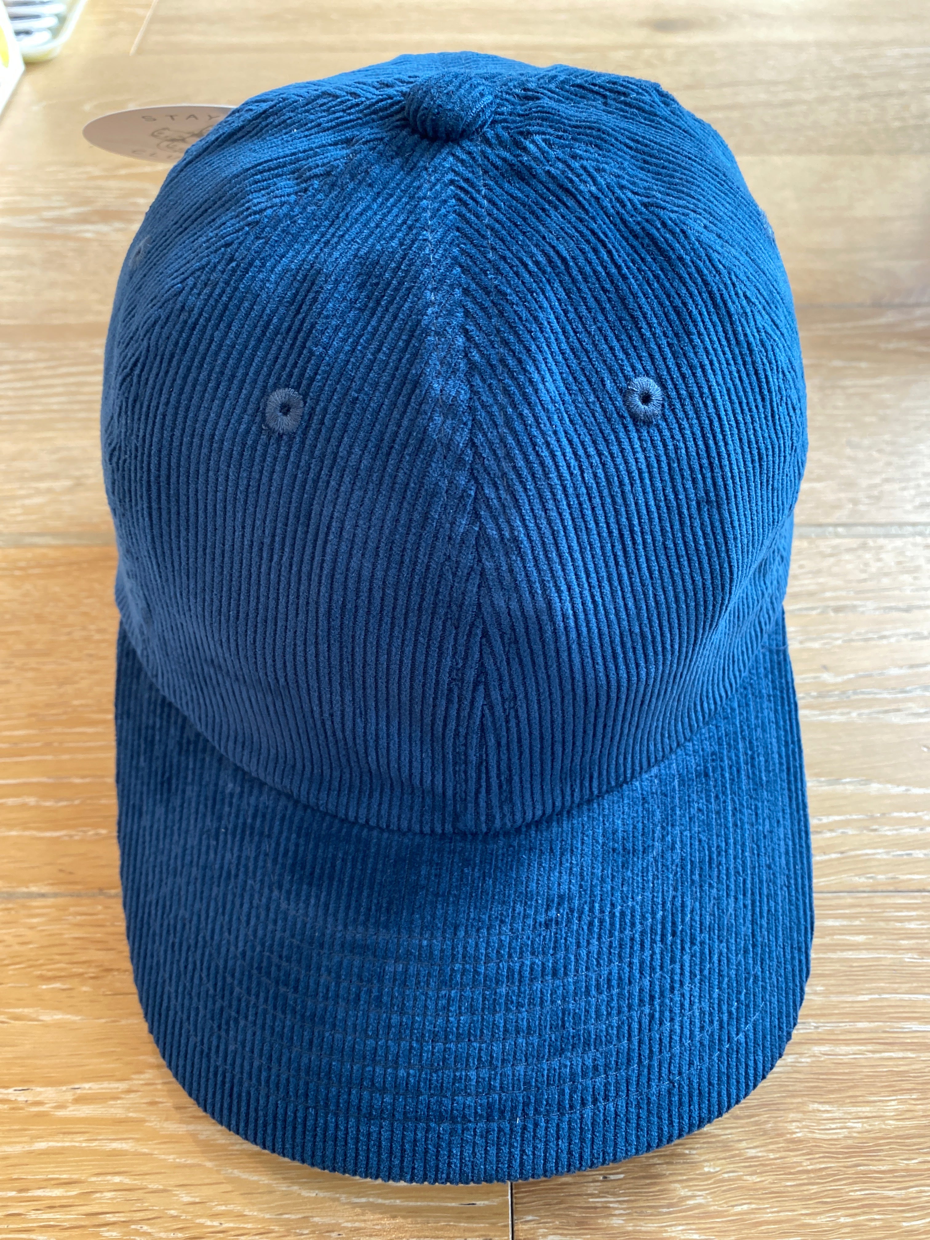 Blank Corduroy Ball Cap Midnight Blue