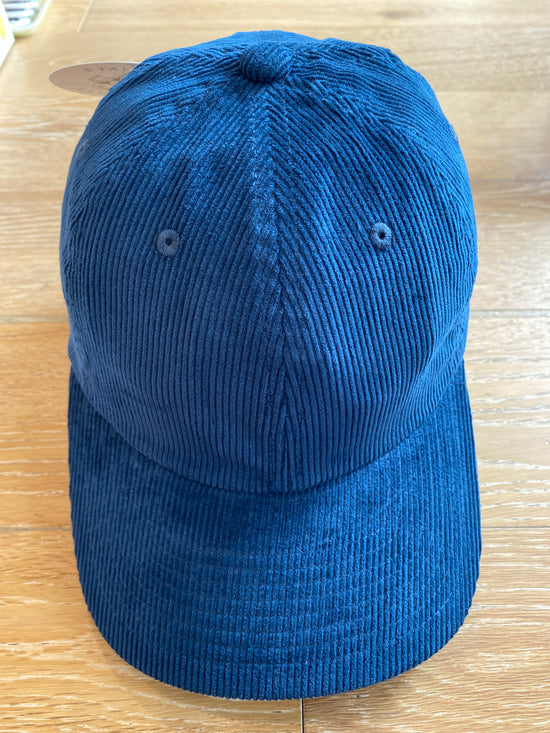 Blank Corduroy Ball Cap Midnight Blue