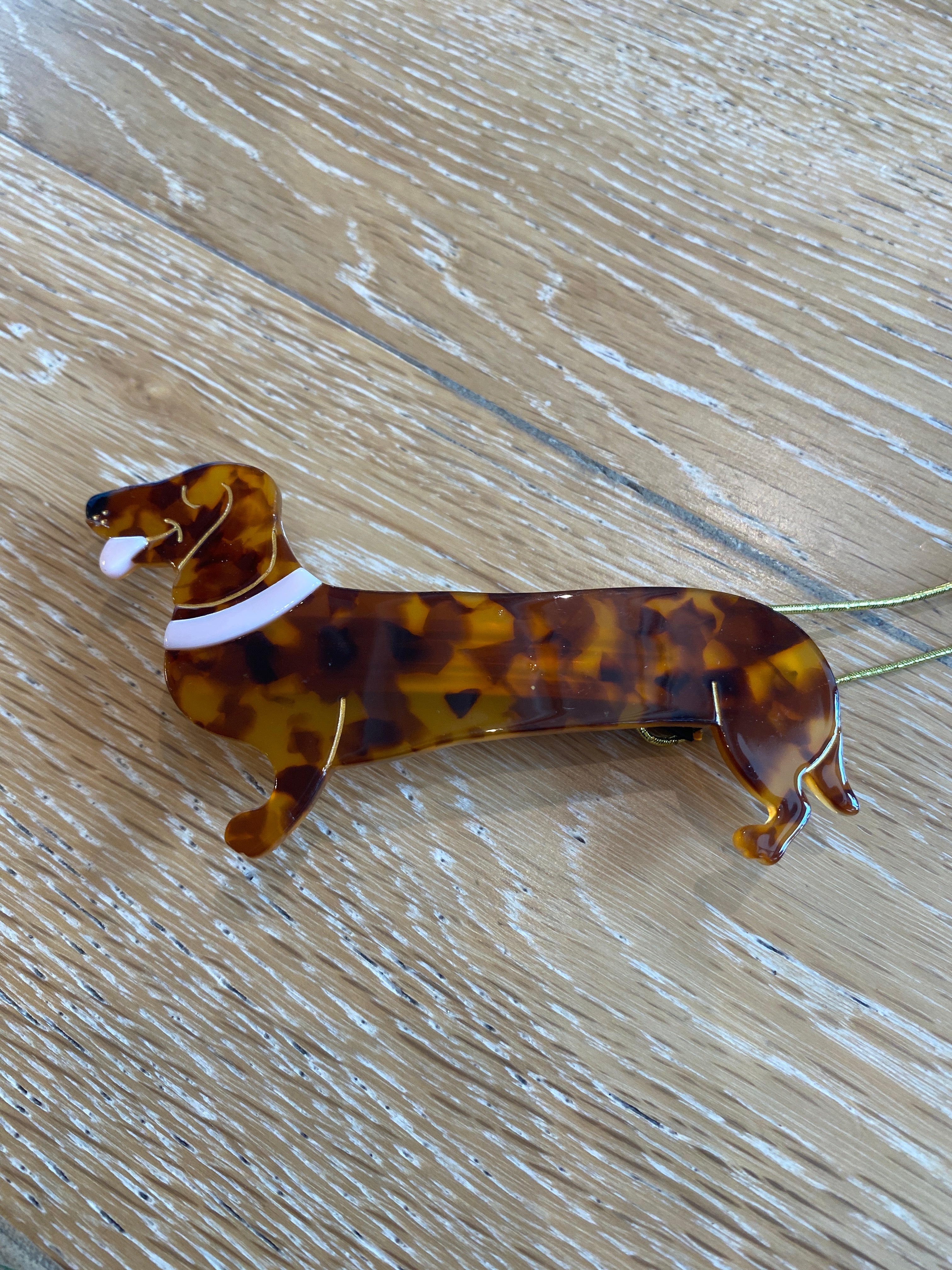 Dachshund French Barrette