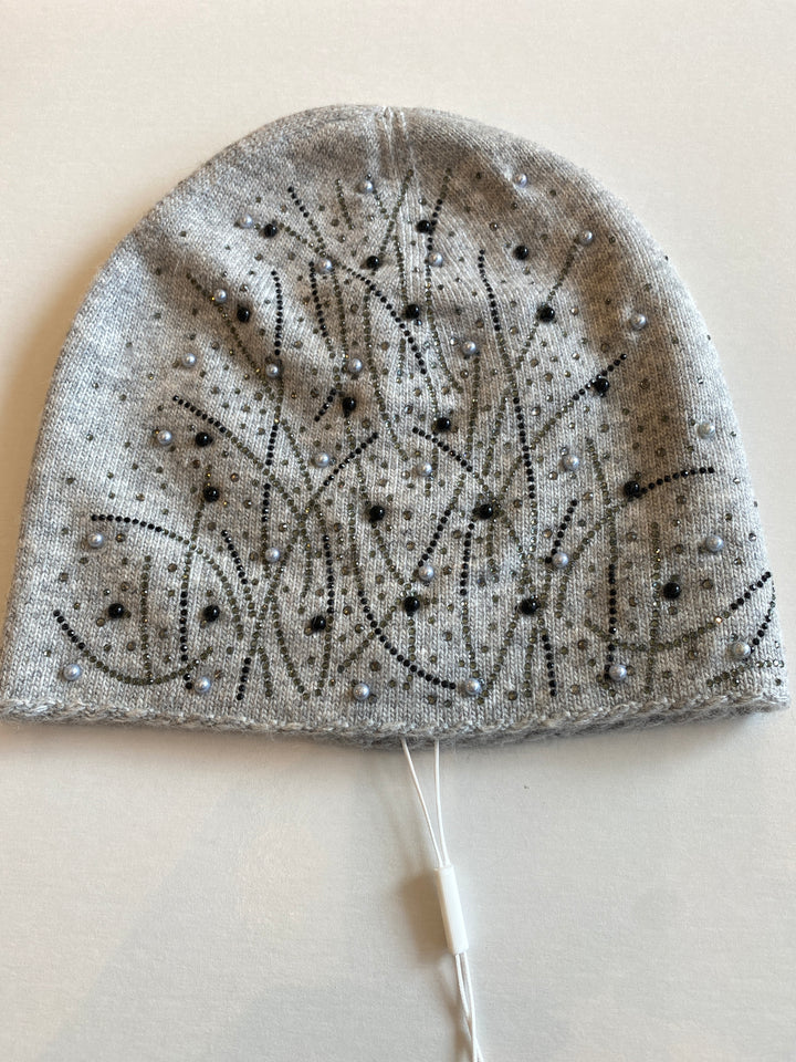 Sparkling Beads & Jewels Beanie