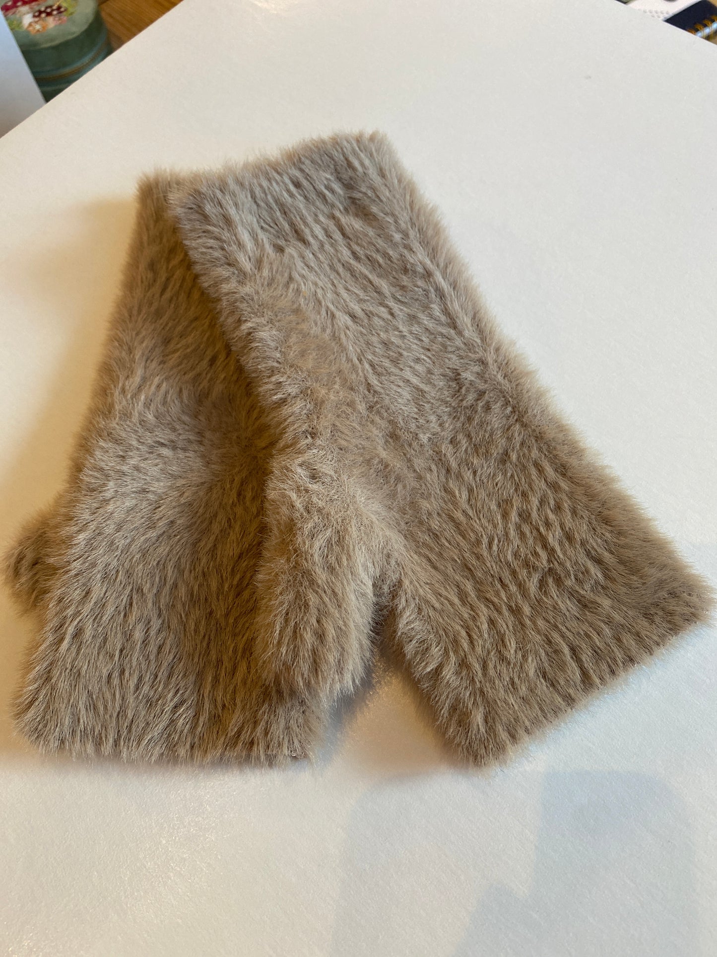 Fuzzy Fingerless Gloves