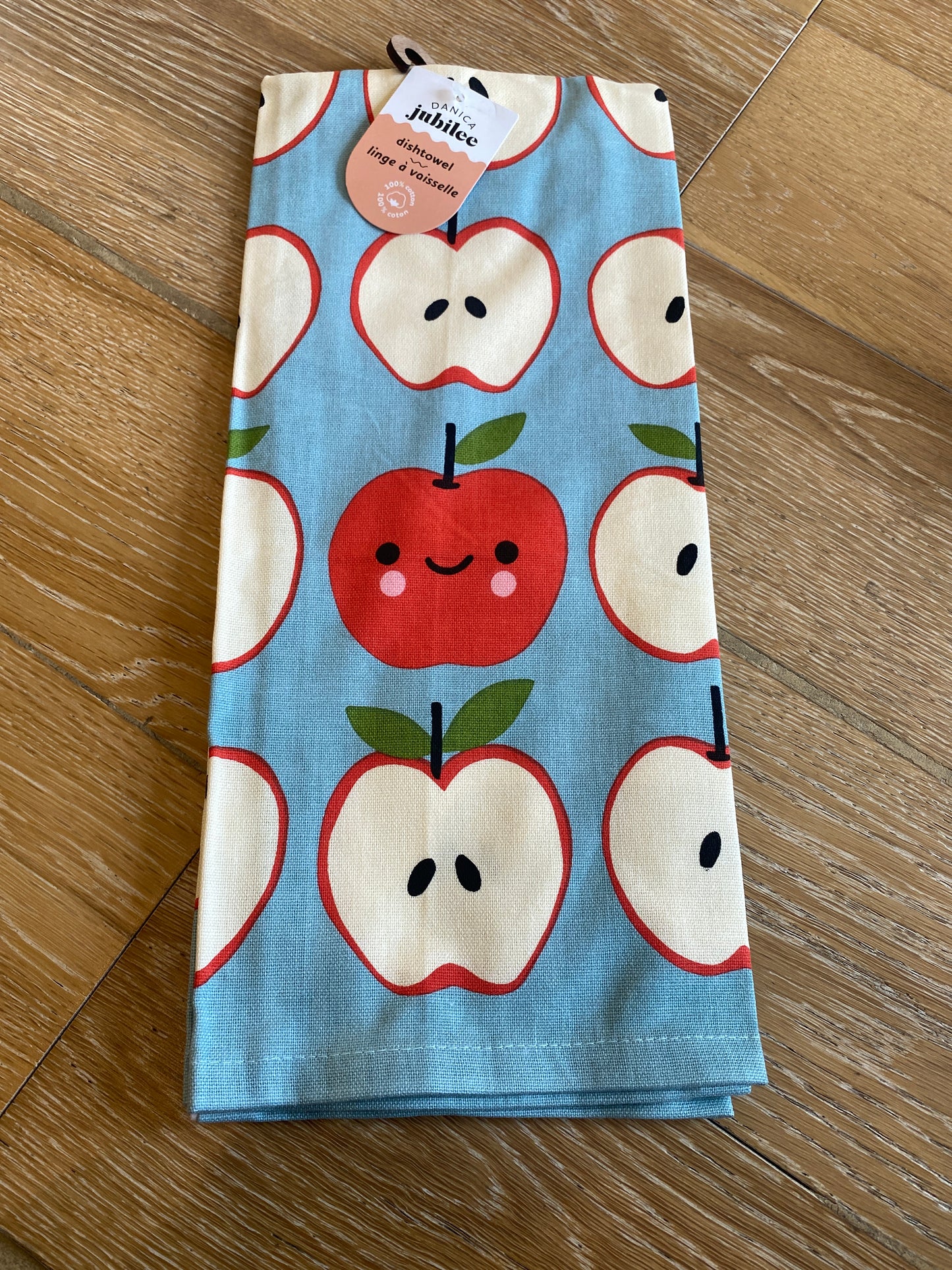 Apple a Day Tea Towel