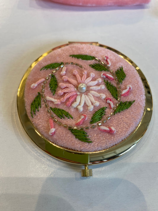 Embroidered Mirror