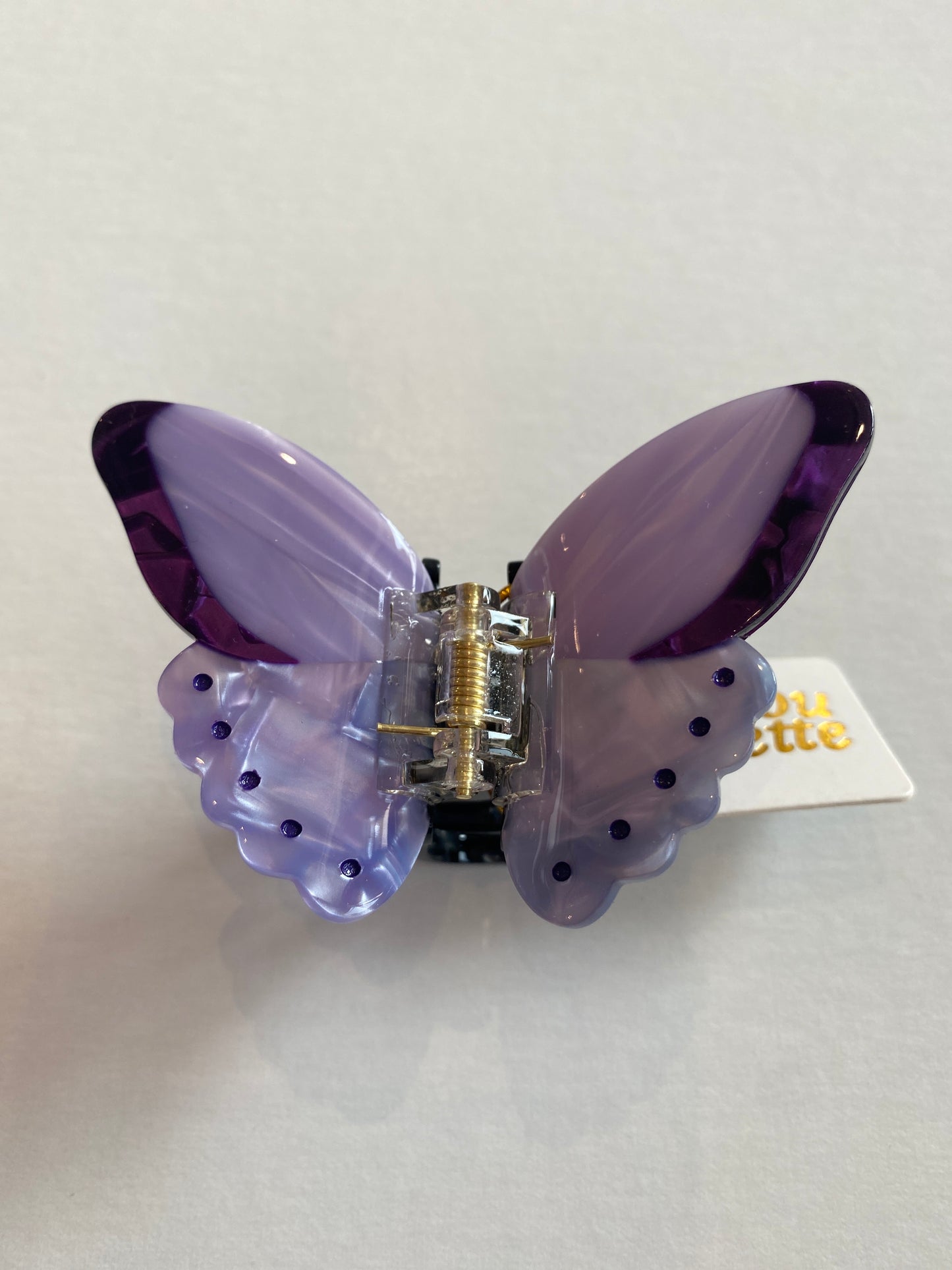 Purple Butterfly Hair Claw