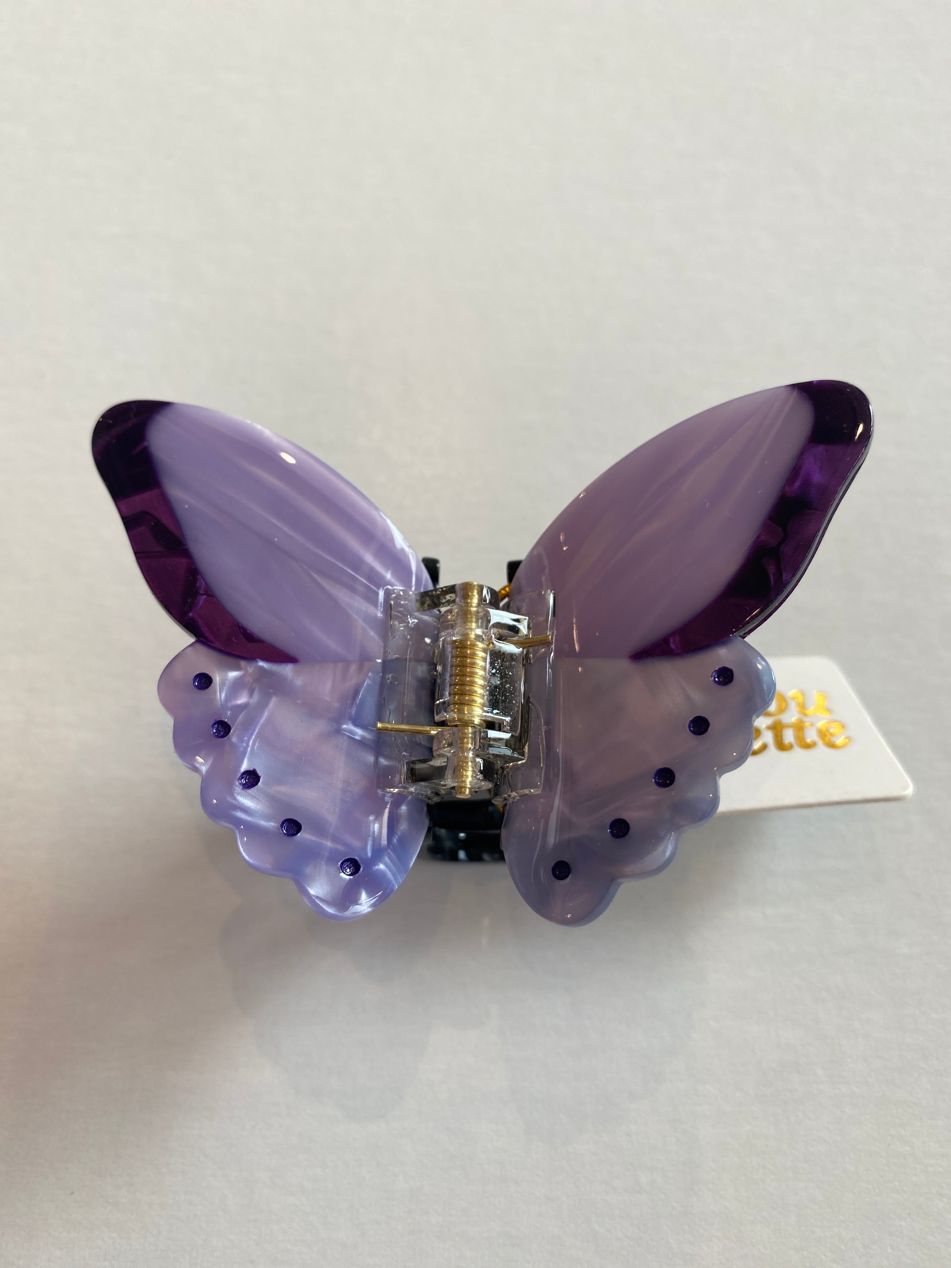 Purple Butterfly Hair Claw