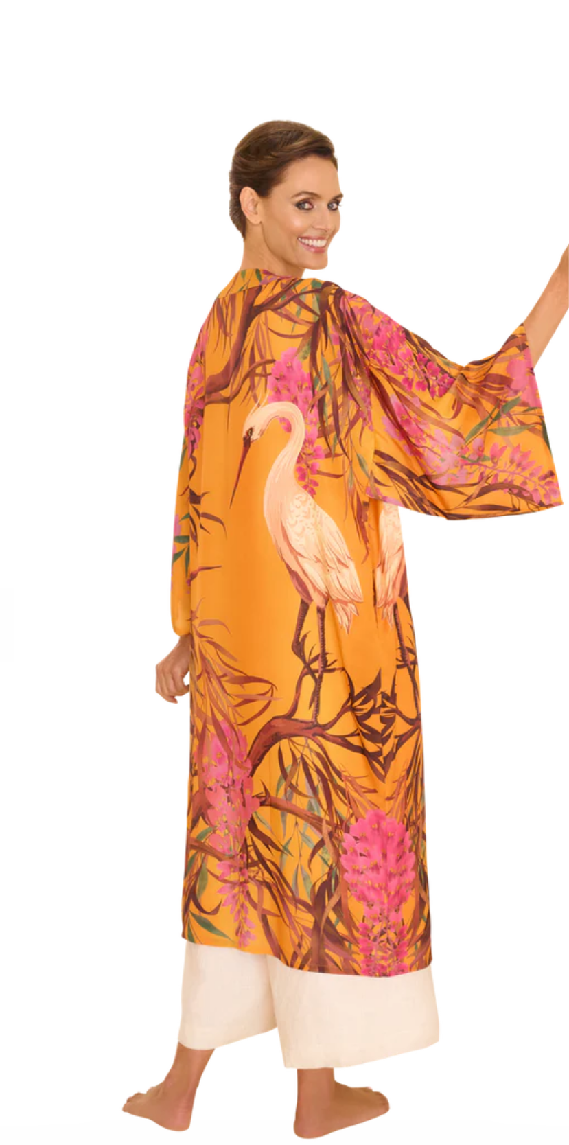 Powder Kimono Gown