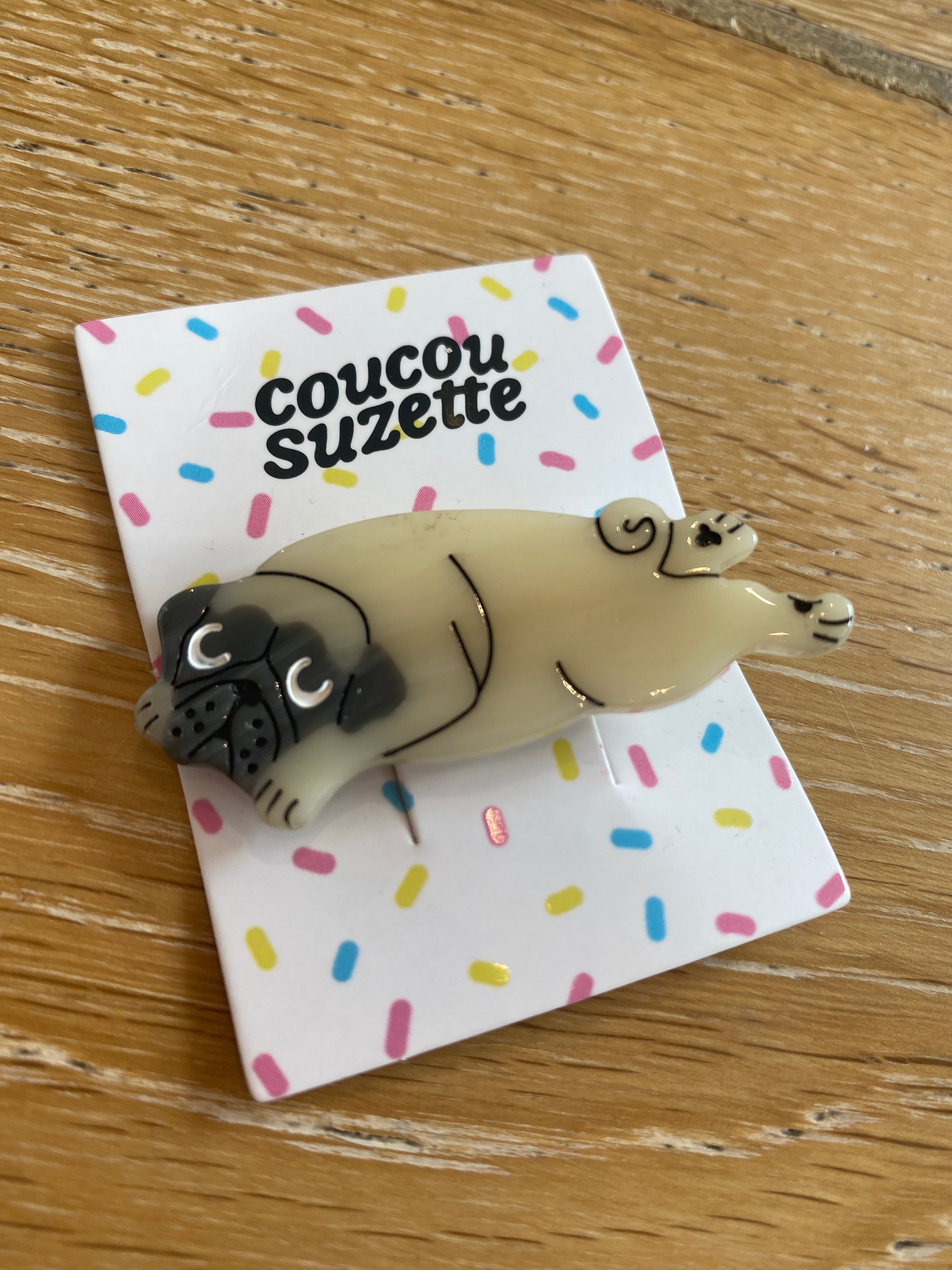 Pug Hair Clip