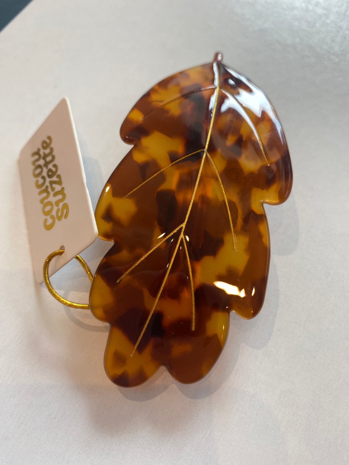 Leaf French Barrette
