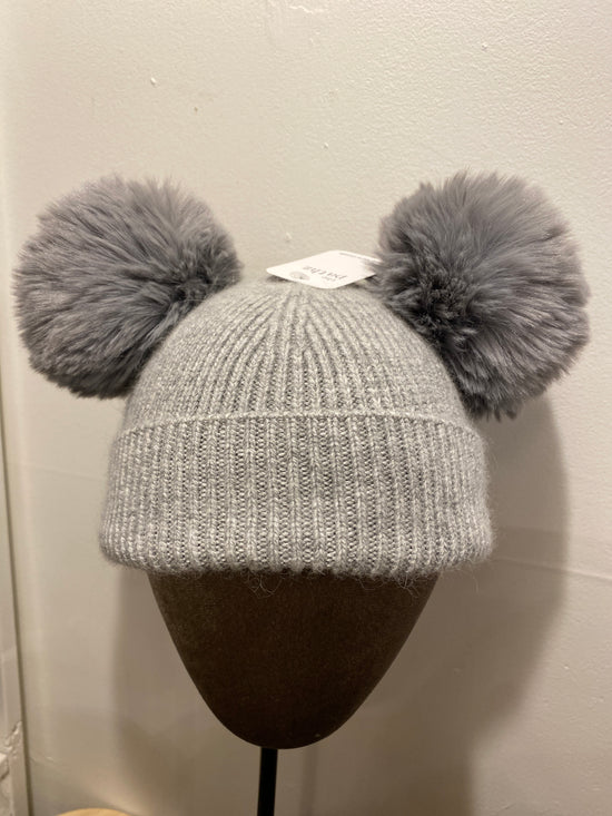 Double Pom-Pom Beanie