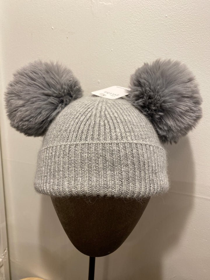 Double Pom-Pom Beanie