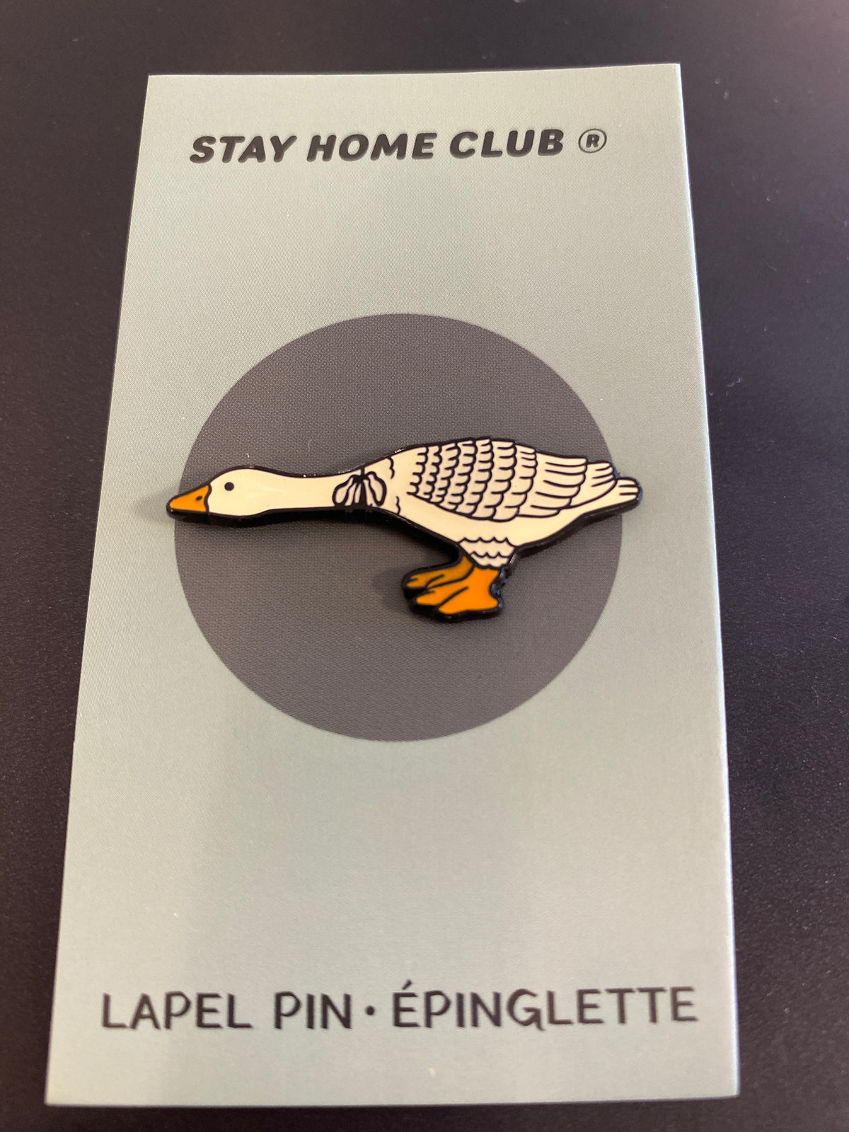 Reaching Goose Enamel Pin