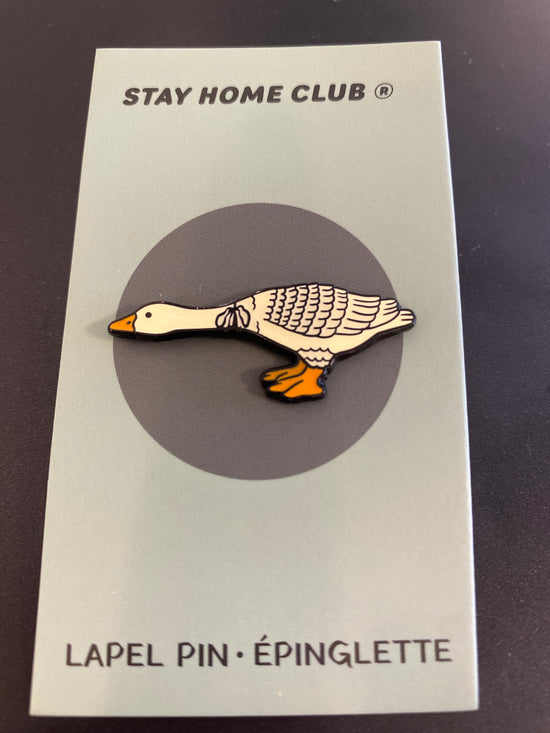 Reaching Goose Enamel Pin