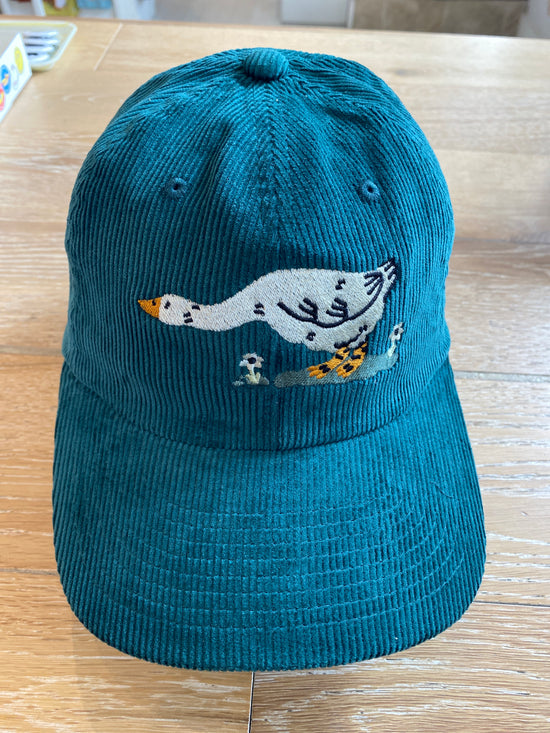 Reaching Corduroy Ball Cap Emerald