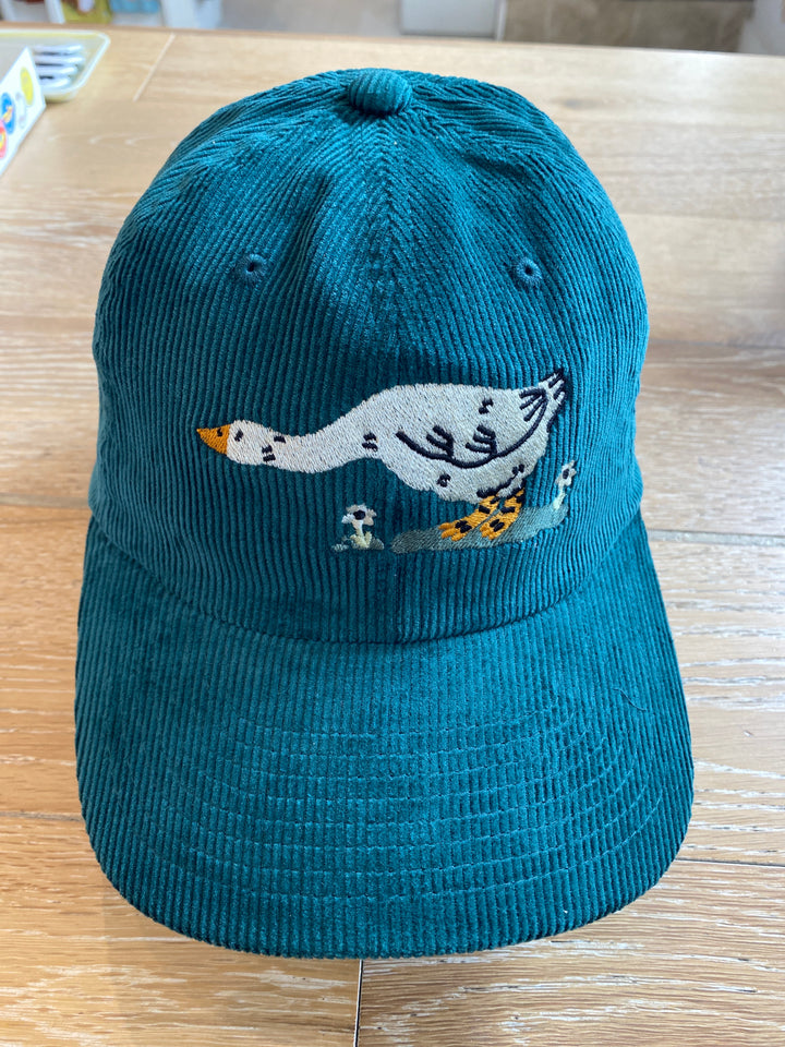 Reaching Corduroy Ball Cap Emerald