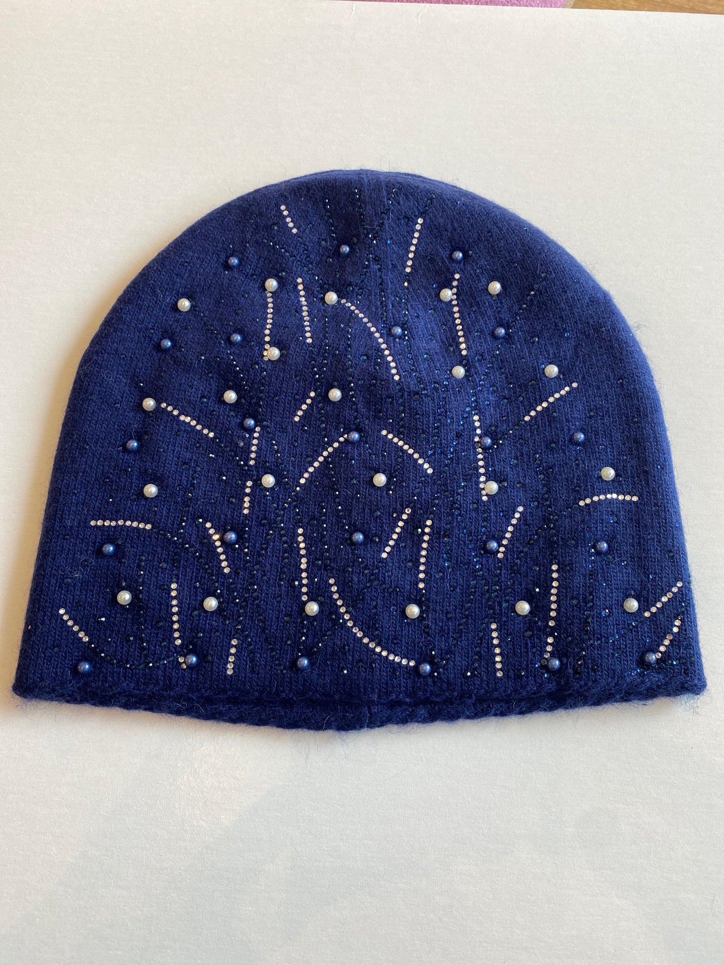 Sparkling Beads & Jewels Beanie