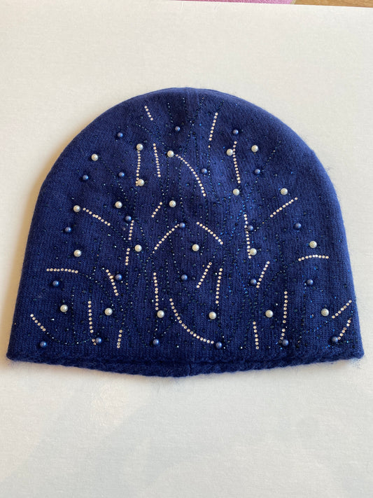 Sparkling Beads & Jewels Beanie