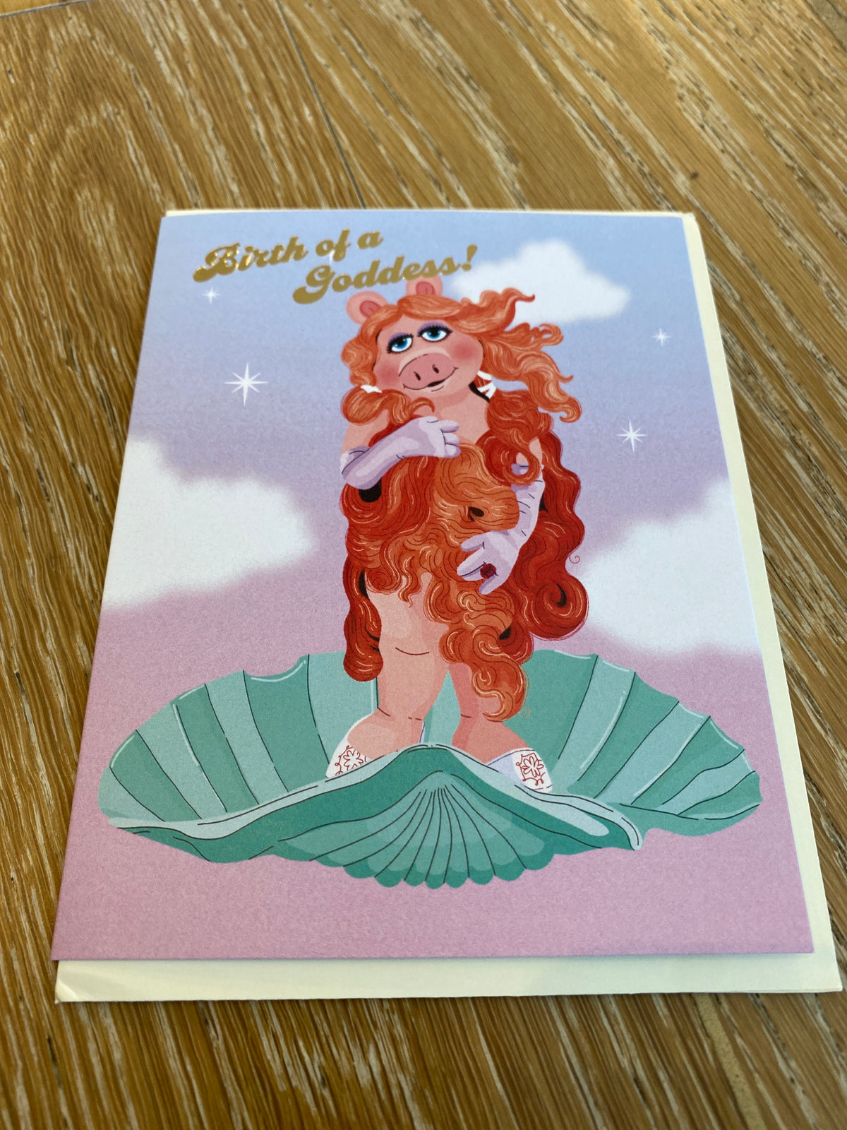 Birth of a Goddess Greeting Cards
