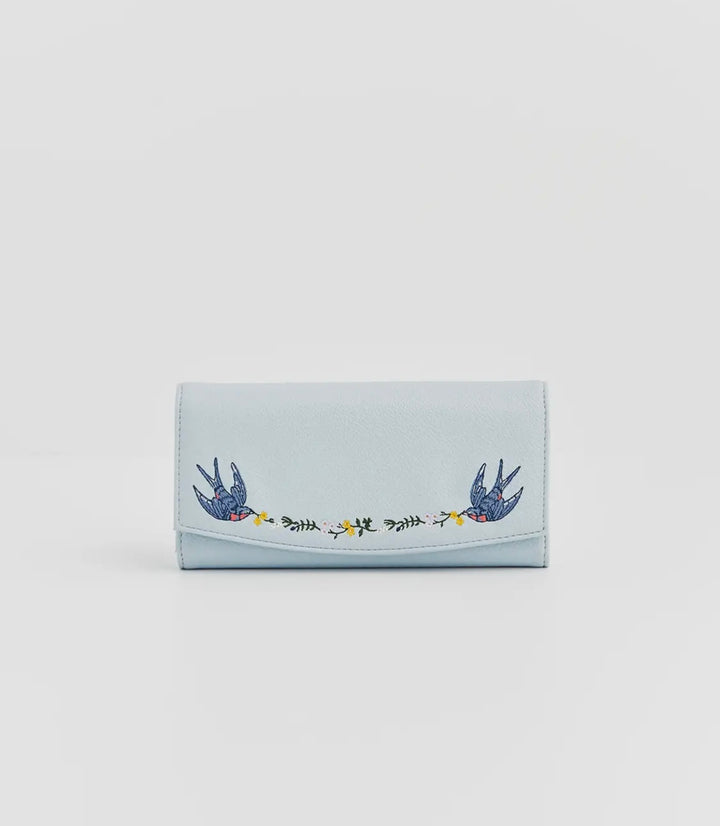 Fable Blue Bird Long  Wallet