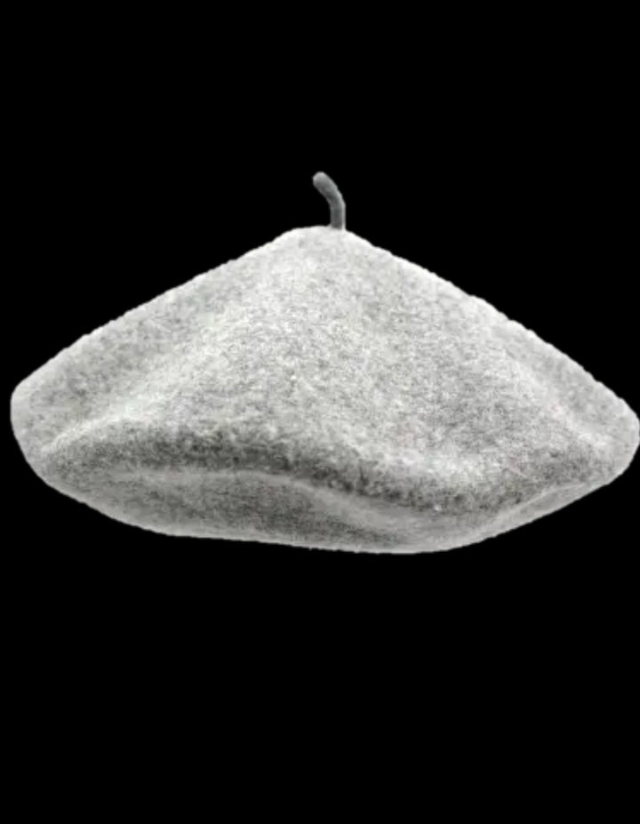 Classic Beret Light Gray