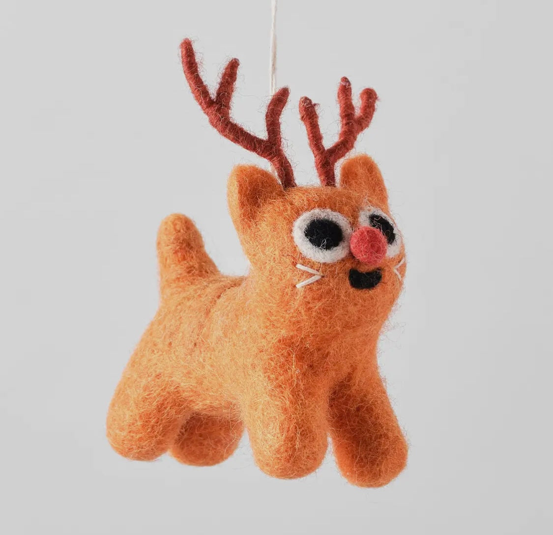 Wrap Felt ornaments