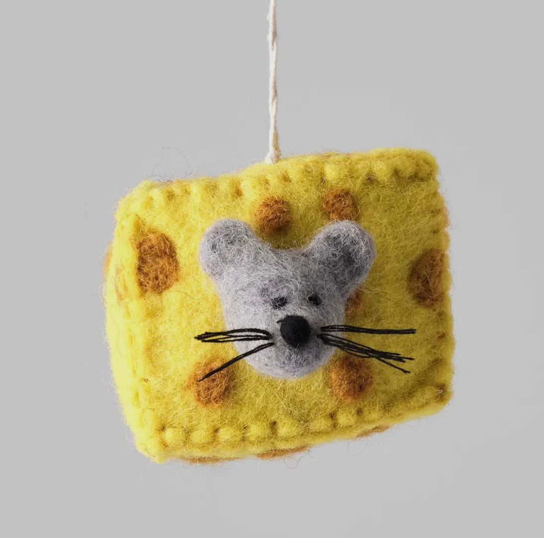 Wrap Felt ornaments