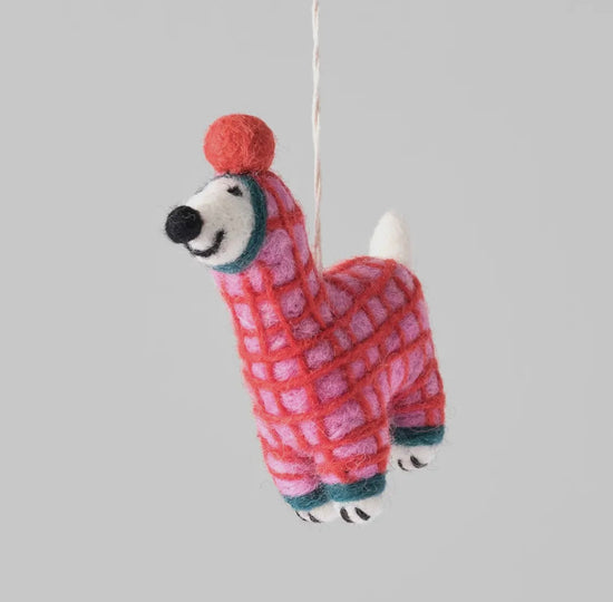 Wrap Felt ornaments