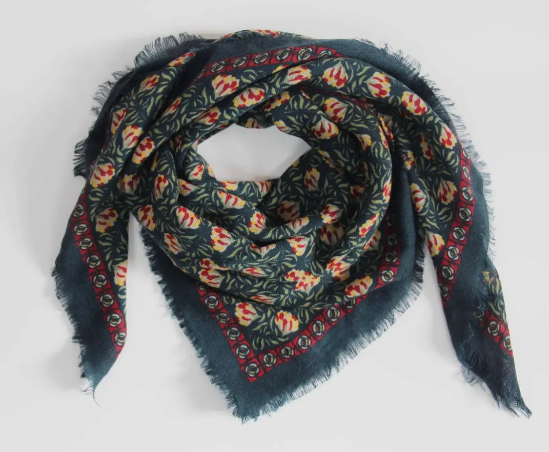 Wool Square Scarves