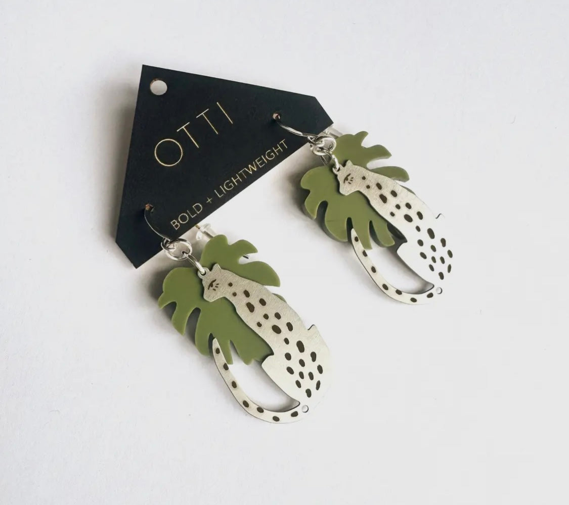 Leopard Earrings