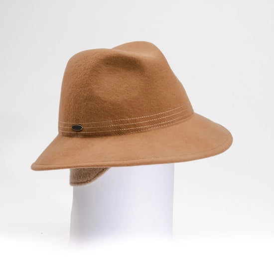 Floria E Fedora Hat with Earflap