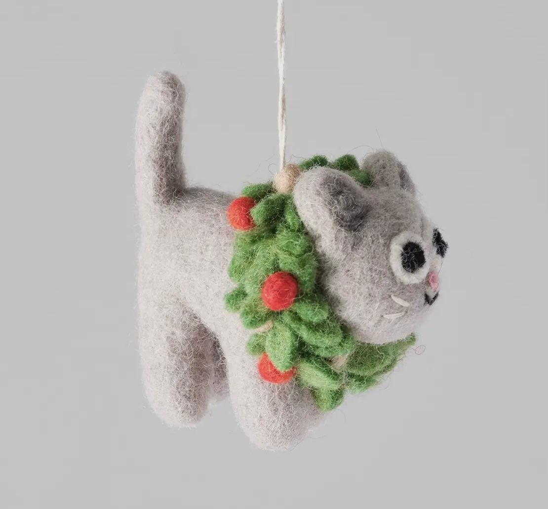 Wrap Felt ornaments