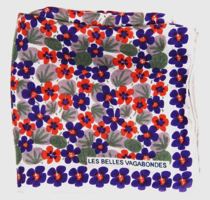 Silk Scarves Capucine Prune