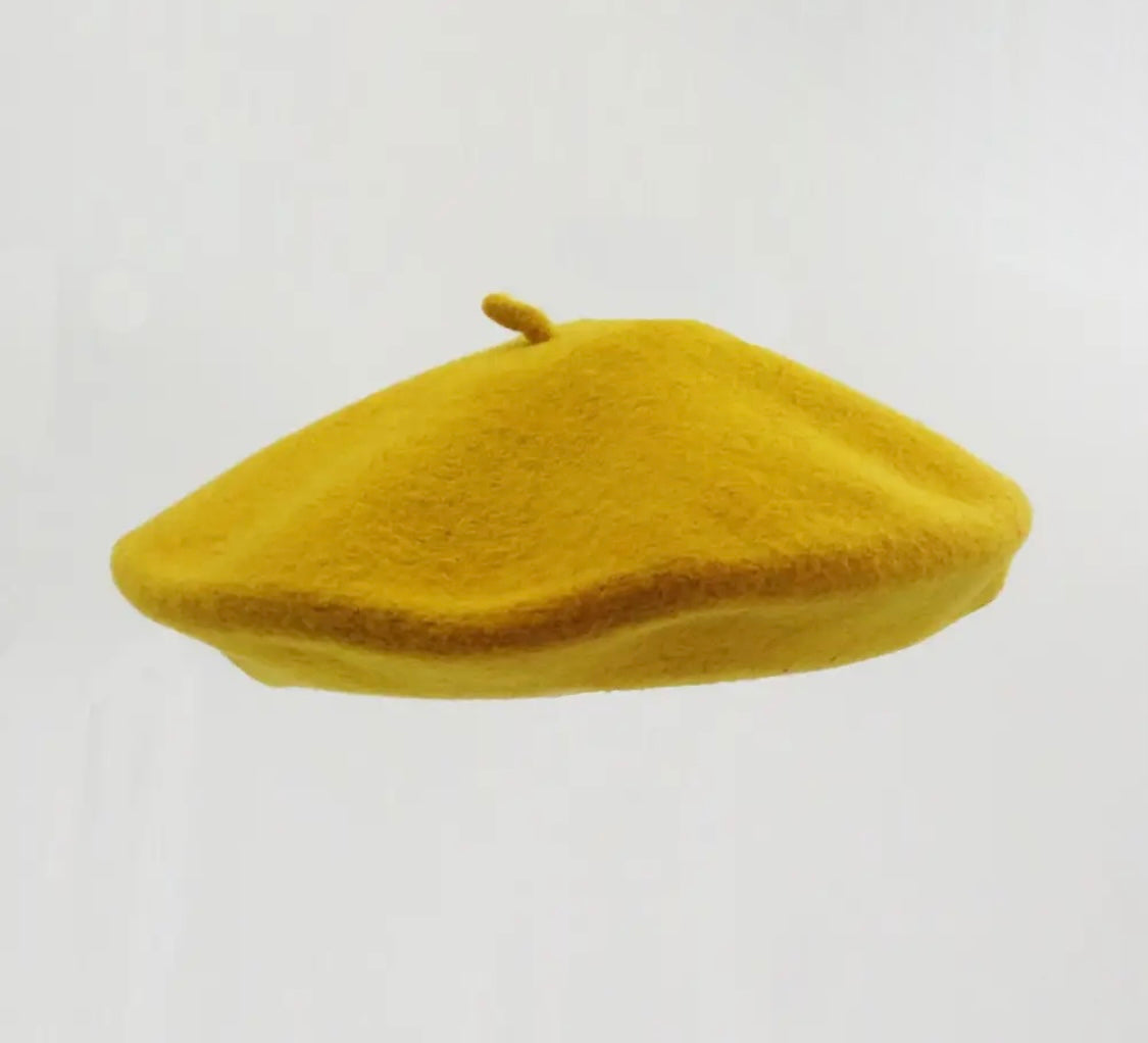Classic Beret Mustard