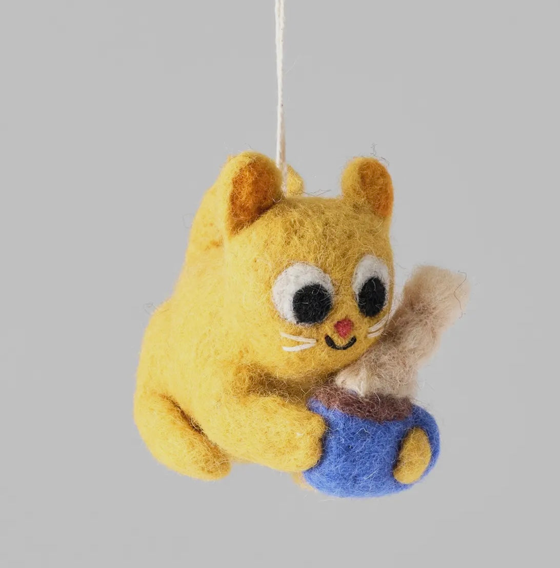 Wrap Felt ornaments