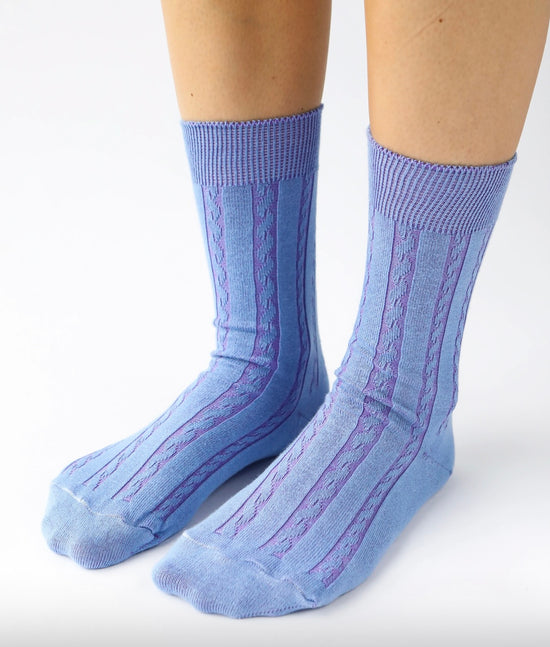 Cable Dress Socks