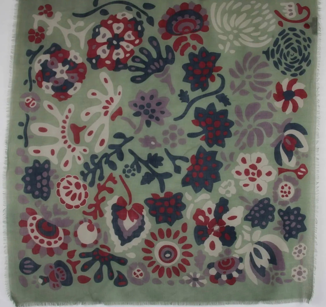 Wool Square Scarves